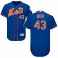 Mens Majestic New York Mets #43 Addison Reed Royal Blue Flexbase Authentic Collection MLB Jersey