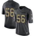 Mens Nike Houston Texans #56 Brian Cushing Limited Black 2016 Salute to Service NFL Jersey