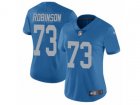 Women Nike Detroit Lions #73 Greg Robinson Blue Alternate Vapor Untouchable Limited Player NFL Jersey