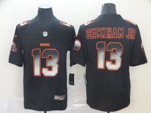 Nike Browns #13 Odell Beckham Jr. Black Arch Smoke Vapor Untouchable Limited Jersey