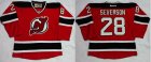 New Jersey Devils #28 Damon Severson Red Home Stitched NHL Jersey