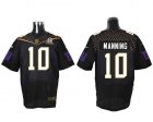 2016 Pro Bowl Nike New York Giants #10 Eli Manning Black Jerseys(Elite)