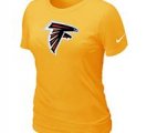 Women Atlanta Falcons Yellow T-Shirts