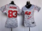 Nike Women Tampa Bay Buccaneers #83 Vincent Jackson Jerseys[fem fan zebra]