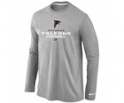 Nike Atlanta Falcons Critical Victory Long Sleeve T-Shirt Grey