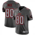 Nike 49ers #80 Jerry Rice Gray Camo Vapor Untouchable Limited Jersey