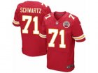 Nike Kansas City Chiefs #71 Mitchell Schwartz Elite Red Team Color NFL Jersey