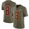 Nike Redskins #8 Kirk Cousins Olive Salute To Service Limited Jersey