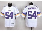 Nike Minnesota Vikings #54 Eric Kendricks White Men Stitched jerseys(Elite)