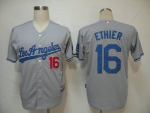 MLB Los Angeles Dodgers #16 Ethier Grey