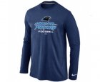 Nike Carolina Panthers Critical Victory Long Sleeve T-Shirt D.Blue