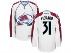 Mens Reebok Colorado Avalanche #31 Calvin Pickard Authentic White Away NHL Jersey