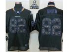 2013 Super Bowl XLVII Nike NFL Baltimore Ravens #82 Torrey Smith Lights Out Black Elite Jerseys