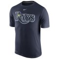 MLB Men's Tampa Bay Rays Nike Authentic Collection Legend T-Shirt - Navy