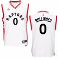 Mens Adidas Toronto Raptors #0 Jared Sullinger Swingman White Home NBA Jersey