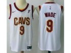 Men Nike Cleveland Cavaliers #9 Dwyane Wade White Stitched NBA Swingman Jersey