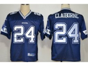 nfl Dallas Cowboys #24 Morris Claiborne Blue Jerseys