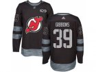 Men Adidas New Jersey Devils #39 Brian Gibbons Black 1917-2017 100th Anniversary Stitched NHL Jersey