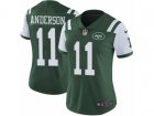 Women Nike New York Jets #11 Robby Anderson Vapor Untouchable Limited Green Team Color NFL Jersey