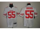 Nike NFL San Francisco 49ers #55 Ahmad Brooks white Jerseys(Elite)