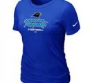 Women Carolina Panthers blue T-Shirt