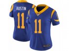 Women Nike Los Angeles Rams #11 Tavon Austin Vapor Untouchable Limited Royal Blue Alternate NFL Jersey