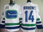 Vancouver Canucks #14 burrows White[3rd 40th]