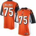 Mens Nike Cincinnati Bengals #75 Andrew Billings Limited Orange Alternate NFL Jersey