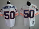 nfl chicago bears #50 singletary m&n white(big number)