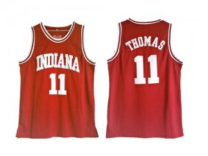 Indiana Hoosiers #11 Isiah Thomas Red College Basketball Jersey
