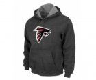 Atlanta Falcons Logo Pullover Hoodie D.Grey