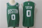 Boston Celtics #0 Jayson Tatum Green Nike Jersey