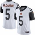 Mens Nike Cincinnati Bengals #5 AJ McCarron Limited White Rush NFL Jersey