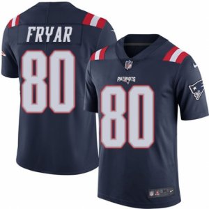 Mens Nike New England Patriots #80 Irving Fryar Limited Navy Blue Rush NFL Jersey