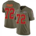 Nike Chiefs #72 Eric Fisher Olive Salute To Service Limited Jersey
