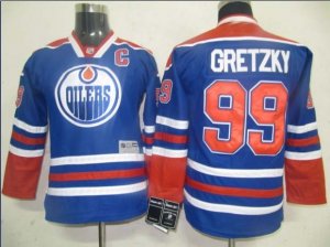 Edmonton Oilers #99 Gretzky Blue[kids]