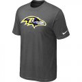 Baltimore Ravens Sideline Legend Authentic Logo T-Shirt Dark grey