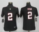 Nike Falcons #2 Matt Ryan Black Women Vapor Untouchable Limited Jersey