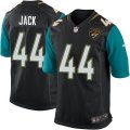 Mens Nike Jacksonville Jaguars #44 Myles Jack Game Black Alternate NFL Jersey