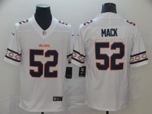 Nike Bears# 52 Khalil Mack White Team Logos Fashion Vapor Limited Jersey