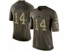 Nike Tampa Bay Buccaneers #14 Ryan Fitzpatrick Limited Green Salute to Service NFL Jersey