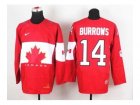 nhl jerseys team canada #14 burrows red[2014 world championship][burrows]