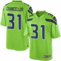 Youth Seattle Seahawks #31 Kam Chancellor Green Color Rush Limited Jersey