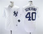 New york Yankees #40 Luis Severino White Cool Base Replica Player Jersey