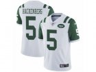 Mens Nike New York Jets #5 Christian Hackenberg Vapor Untouchable Limited White NFL Jersey
