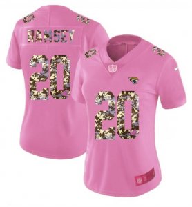 Nike Jaguars #20 Jalen Ramsey Pink Camo Fashion Women Limited Jersey