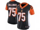 Women Nike Cincinnati Bengals #75 Andrew Billings Vapor Untouchable Limited Black Team Color NFL Jersey