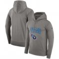 Tennessee Titans Nike Sideline Property of Performance Pullover Hoodie Gray