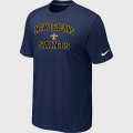 New Orleans Saints Heart & Soul D.Blue T-Shirt