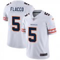 Nike Broncos #5 Joe Flacco White Team Logos Fashion Vapor Limited Jersey